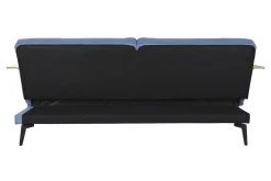 Fashion MyMobel Sofa cama eucalipto metal 203x87x81 azul
