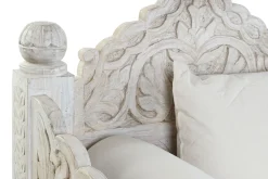 Online MyMobel Sofa mango poliester 190x77x90 blanco