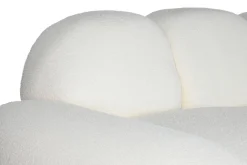Clearance MyMobel Sofa poliester madera 284x103x83 blanco