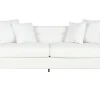 Sale MyMobel Sofa poliester metal 205x85x73 borreguito blanco