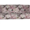 Fashion MyMobel Sofa poliester metal 140x71x71 flores rosa