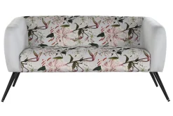 Best MyMobel Sofa poliester metal 140x71x71 flores beige