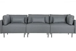 Sale MyMobel Sofa poliester metal 276x152,5x84 gris