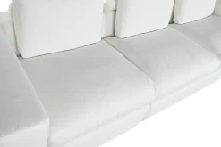 Best MyMobel Sofa poliester pluma 286x95,5x57 blanco