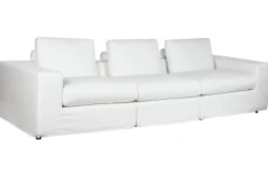 Best MyMobel Sofa poliester pluma 286x95,5x57 blanco