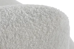 Clearance MyMobel Sofa poliester 193x92x79 borreguito blanco