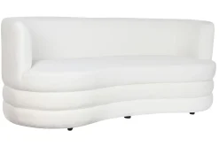 Clearance MyMobel Sofa poliester 193x92x79 borreguito blanco