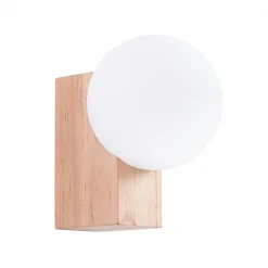 Clearance MyMobel Sollux Aplique BULBO madera natural No aplicable