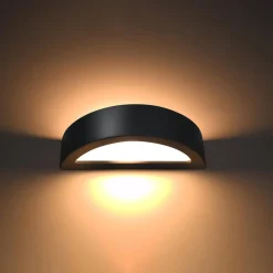 Clearance MyMobel Sollux Aplique de cerámica ATENA negro