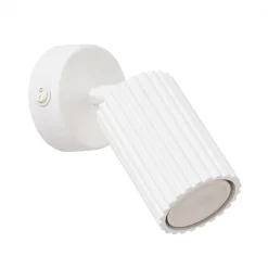 Best MyMobel Sollux Aplique KARBON blanco con interruptor N/A