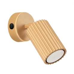 New MyMobel Sollux Aplique KARBON oro con interruptor N/A