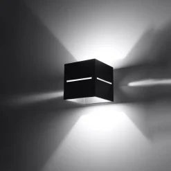 Discount MyMobel Sollux Aplique LOBO negro