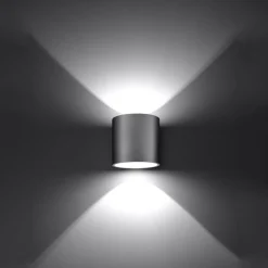 Clearance MyMobel Sollux Aplique ORBIS 1 gris