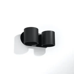 Clearance MyMobel Sollux Aplique ORBIS 2 negro