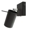 Outlet MyMobel Sollux Aplique RING negro un interruptor