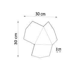 Online MyMobel Sollux Aplique TRE negro