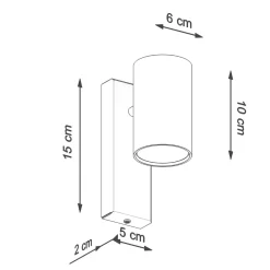New MyMobel Sollux Aplique UTTI blanco