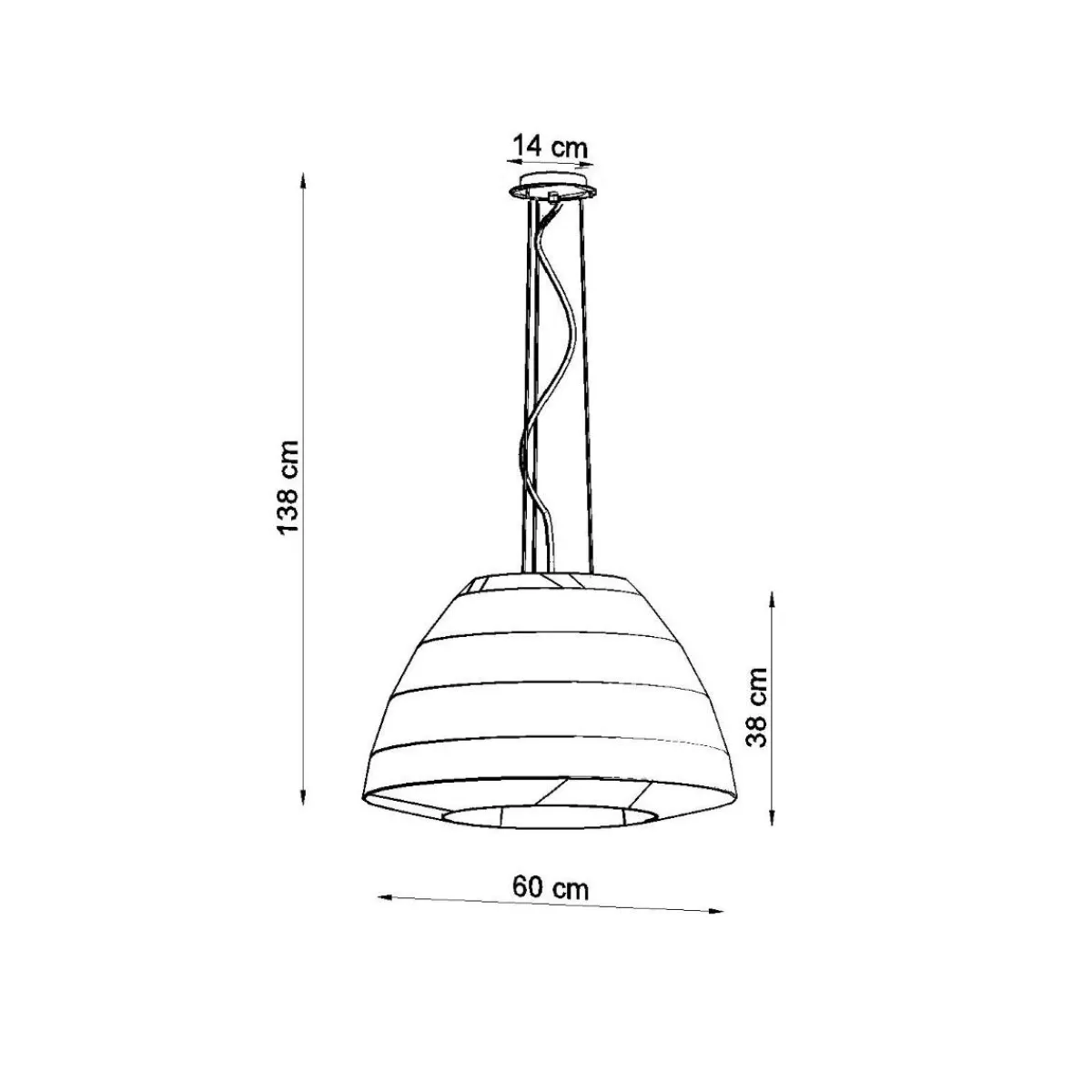 Online MyMobel Sollux Lámpara BELLA 60 negra