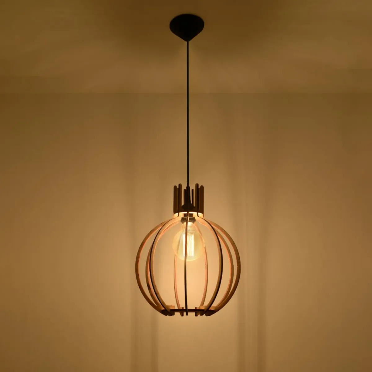 Online MyMobel Sollux Lámpara colgante ARANCIA madera natural