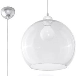 Best MyMobel Sollux Lámpara colgante BALL transparente