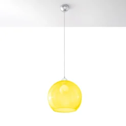 Fashion MyMobel Sollux Lámpara colgante BALL amarillo