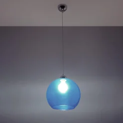 Discount MyMobel Sollux Lámpara colgante BALL azul