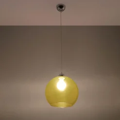 Fashion MyMobel Sollux Lámpara colgante BALL amarillo