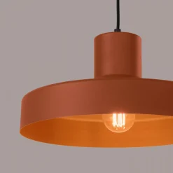 New MyMobel Sollux Lámpara colgante BILO rojo ocre No aplicable