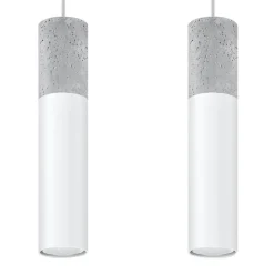 Sale MyMobel Sollux Lámpara colgante BORGIO 2 blanca