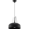 Hot MyMobel Sollux Lámpara colgante CASCO negro/blanco