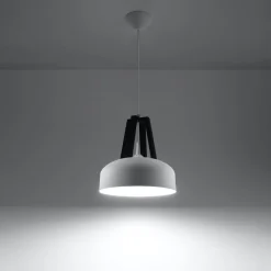 New MyMobel Sollux Lámpara colgante CASCO blanco/negro