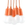 Sale MyMobel Sollux Lámpara colgante DIEGO 5 naranja