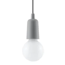 Online MyMobel Sollux Lámpara colgante DIEGO 1 gris