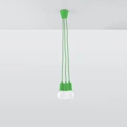 New MyMobel Sollux Lámpara colgante DIEGO 3 verde