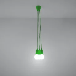 New MyMobel Sollux Lámpara colgante DIEGO 3 verde