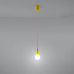 Sale MyMobel Sollux Lámpara colgante DIEGO 1 amarillo