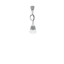 Fashion MyMobel Sollux Lámpara colgante DIEGO 3 gris