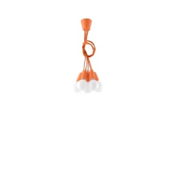 Sale MyMobel Sollux Lámpara colgante DIEGO 5 naranja
