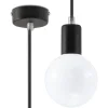 Best MyMobel Sollux Lámpara colgante EDISON negra