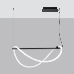 Outlet MyMobel Sollux Lámpara colgante GALAKSE 84 negro LED 2700-6500K 2700-6500K