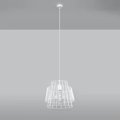 Outlet MyMobel Sollux Lámpara colgante GATE blanca