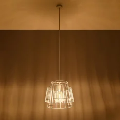 Outlet MyMobel Sollux Lámpara colgante GATE blanca
