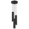 New MyMobel Sollux Lámpara colgante KARBON 3P negra N/A