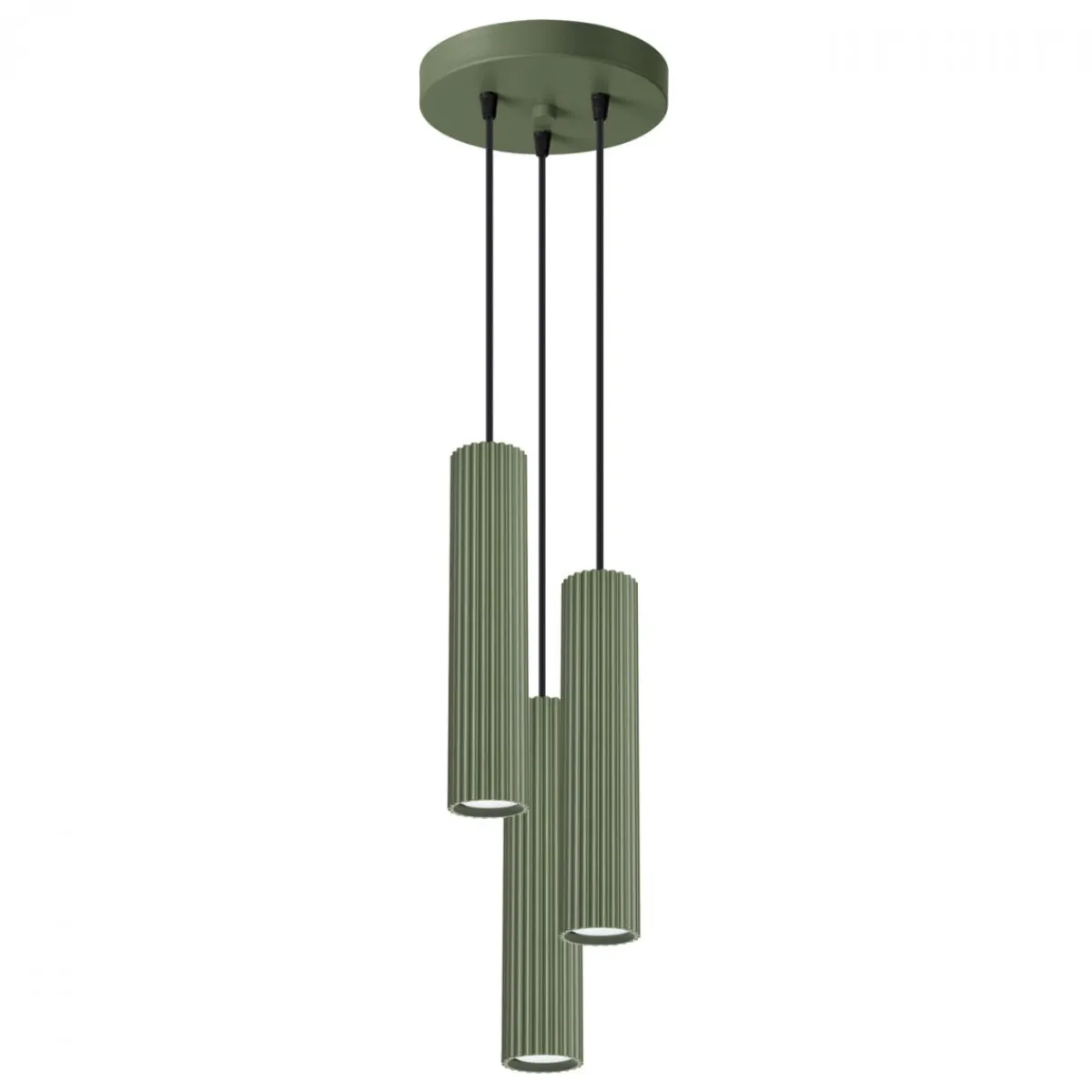 Best MyMobel Sollux Lámpara colgante KARBON 3P verde oliva N/A