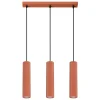 Discount MyMobel Sollux Lámpara colgante KARBON 3L rojo ocre N/A
