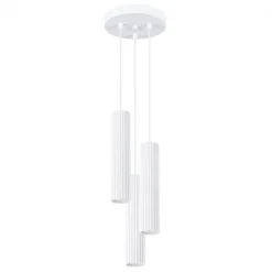 Best MyMobel Sollux Lámpara colgante KARBON 3P blanca N/A