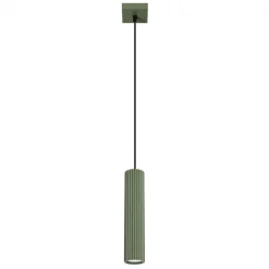 New MyMobel Sollux Lámpara colgante KARBON 1 verde oliva N/A