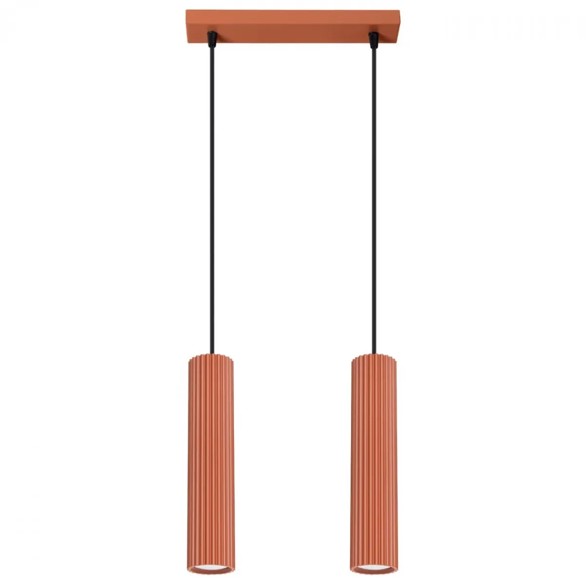 Online MyMobel Sollux Lámpara colgante KARBON 2 rojo ocre N/A