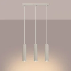 Discount MyMobel Sollux Lámpara colgante KARBON 3L beige N/A
