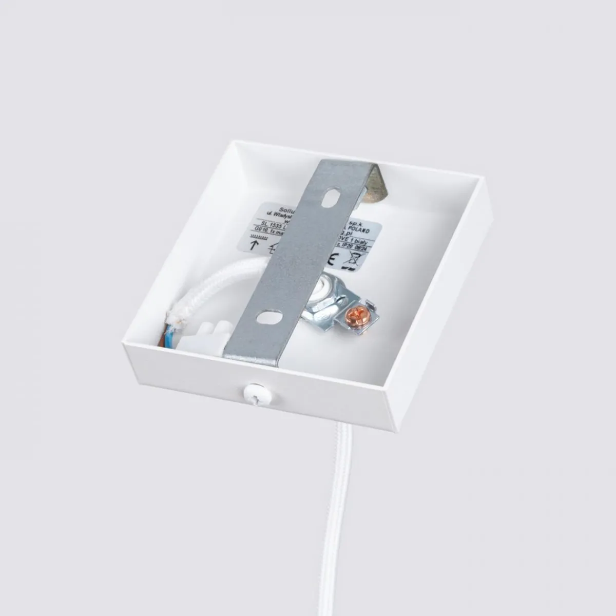 Online MyMobel Sollux Lámpara colgante KARBON 1 blanco N/A